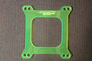 1/4'' Carb Spacer, Holley Carburetor Transparent Acrylic Spacer, Made in USA! - Picture 1 of 3