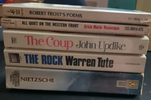 [Lot of 5] Mixed Book Lot - Nietzsche, Frost, Updike etc. Paperback Vintage - Picture 1 of 3