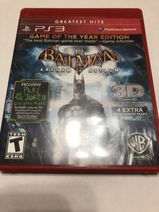 Batman: Arkham Asylum -- Game of the Year Edition (Sony PlayStation 3, PS3) CIB - Bild 1 von 4