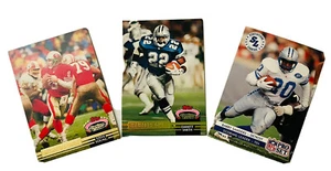 Lot 1992 Barry Sanders Pro Set #13 Steve Young Emmitt Smith Topps Stadium Club - Picture 1 of 9
