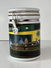 Starbucks Sealing Chaleur Coffee Holder Jar Canister Container Diner Scene