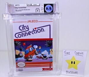 City Connection New Nintendo NES Factory Sealed WATA VGA Grade 8.5 A Near Mint