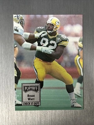 1993 Playoff Contenders #150 Reggie White Green Bay Packers HOF - Image 1 of 2