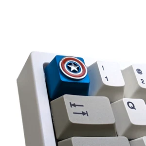 Captain America Captain's Shield Metal Keycap for Mechanical Keyboards - Picture 1 of 6