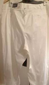 New Women's George ME Sateen Capri Size 20W Pants Arctic White - Picture 1 of 5