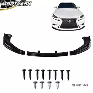 Divisor labial delantero aspecto de carbono adecuado para Lexus IS250/350/300 F-Sport 14-16 - Imagen 1 de 12