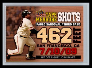 Pablo Sandoval  2010 Upper Deck Tape Measure Shots  #TMS-12