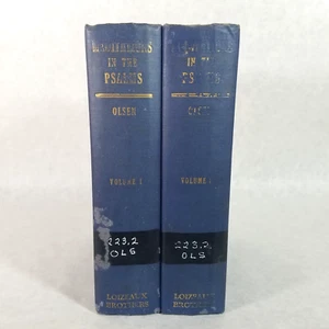 Meditations in the Psalms: Volumes 1 & 2 - 1941 Hardcovers by Erling C. Olsen - Foto 1 di 19