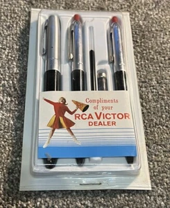 RCA VICTOR DEALER UNOPENED PEN SET-FREE POST! - Picture 1 of 4