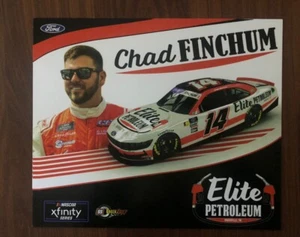Nascar Xfinity Driver #14 Chad Finchum Elite Petroleum 2024 Postcard - Picture 1 of 2