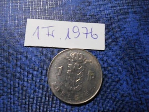 1 Franc 1976 - Belgien alte Währung Münzen Kleingeld Umlaufmünzen - Bild 1 von 2