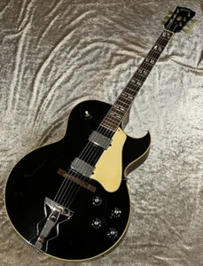 Gibson ES-175D Ebony Black USA 1968 Vintage Hollow Body Electric Guitar, f3321 - Picture 1 of 11