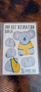 Tarjeta Koala Madera Pop Out / Decoración Navidad Regalo Idea - Imagen 1 de 5