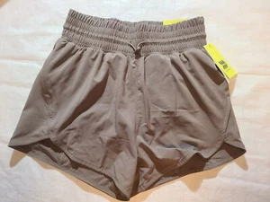 Women's High-Rise Flex Shorts 3"- All in Motion Brown Size XS - Picture 1 of 6