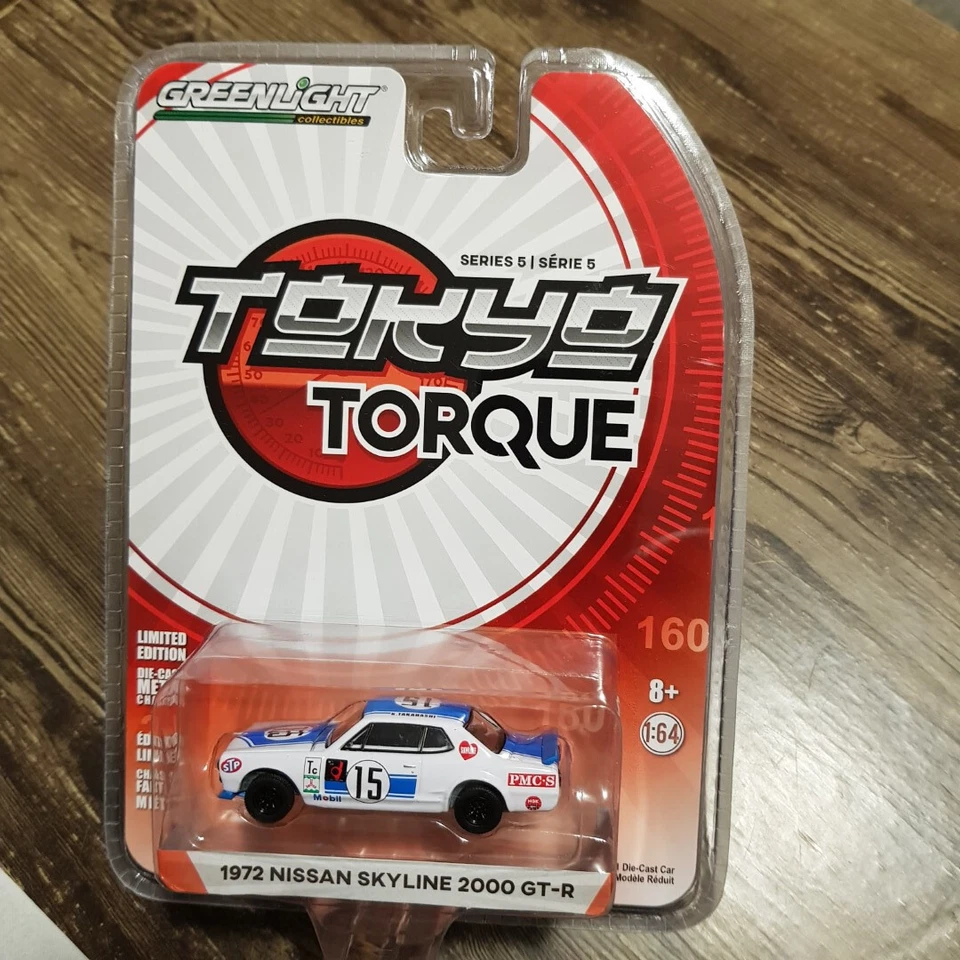 GREENLIGHT Tokyo Torque Nissan 1972 SKYLINE 2000 GT-R #15 E4 - image 1 of 1