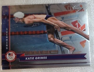 2024 Topps Chrome U.S Olympics Katie Grimes #166 - Picture 1 of 2
