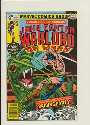 John Carter Warlord of Mars 4 Marvel comics 1977 Gil Kane Hi res Scans - Image 1 of 2
