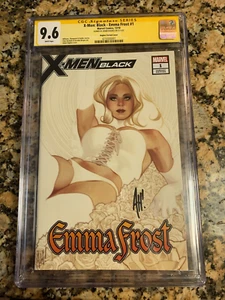 X-Men Black Emma Frost #1 CGC SS 9.6 Adam Hughes 2018 - Picture 1 of 5