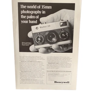 Vintage 1969 Honeywell World of 35mm Photography in Your Hand Ad Advertisement - Picture 1 of 4