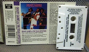 GRADY GAINES Texas Upstarters cassette tape Full Gain 1988 Texas blues - Picture 1 of 1