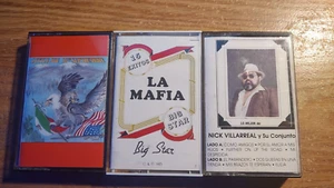 Mexican Cassette tape lot Nick Villarreal Little Joe La Familia La Mafia - Picture 1 of 2