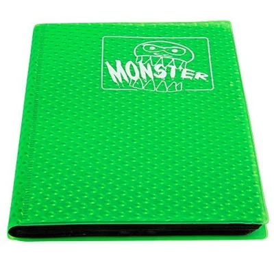Monster Binder - Álbum de tarjetas coleccionables de 4 bolsillos - Holofoil verde (poc antirrobo... Foto 1 de 4