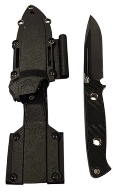 NEW! BENCHMADE 163BK Bushcrafter Knife Carbon Fiber Handle - Image 1 of 4