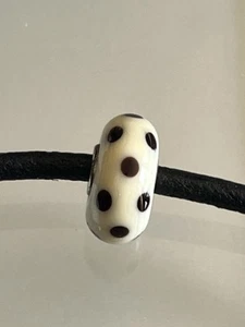 Trollbeads 🍀 Braune Tupfen 🍀 925 LAA - Bild 1 von 7