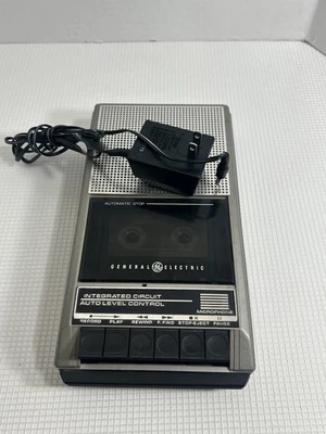 Reproductor grabadora de cinta de casete vintage Ge General Electric modelo 3-5016D VIDEO Foto 1 de 4