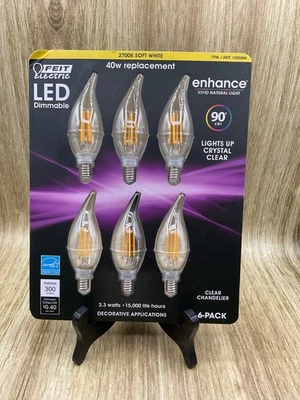 Feit 40 Watt 6 Replacement LED Dimmable NIP - Image 1 of 2