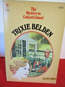 TRIXIE BELDEN #13 The Mystery on Cobbett's Island 1977 PAPERBACK Kathryn Kenny - Picture 1 of 6