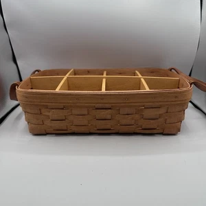 Longaberger Storage Solutions Speisekammerkorb mit 8-fach Holzteiler - Bild 1 von 8