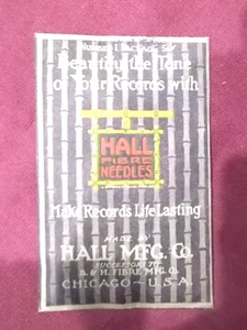 Packet of New Old Stock Full & Sealed Hall Fibre Gramophone Needles. - Picture 1 of 2