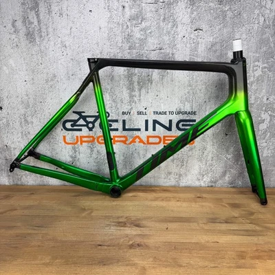2023 Time ADHX 45 XL Carbon Gravel Disc Frameset 700c Vertical Green 1987g - Image 1 of 4