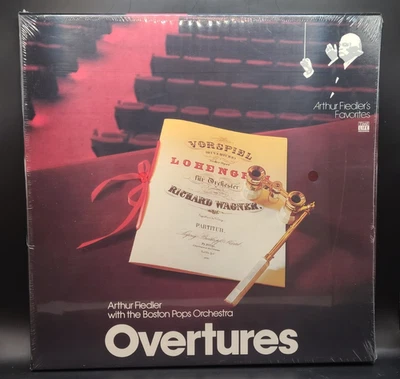 OVERTURES, Arthur Fielder with the Boston Pops Orchestra Vinyl SEALED NEW - Image 1 of 2