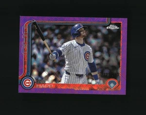 2025 Topps Chrome Logofractor Ian Happ Purple #'d 225/250 - Bild 1 von 2