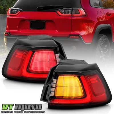 Juego de luces traseras LED exteriores para Jeep Cherokee 2019 2020 2021 2022 2023 Foto 1 de 4