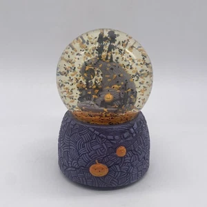 Nightmare Before Christmas Jack Sally Skellington Snow Globe Music Box Disney - Picture 1 of 5