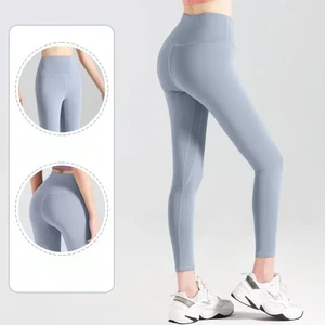 Anti-Cellulite-Leggings figurformend mit Tasche Damen, Fitness Yoga Hose - Picture 1 of 11