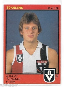 1982 Scanlens (59) Grant THOMAS St. Kilda aMint. - Picture 1 of 1