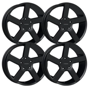 (Set-4) Vision 472 Switchback 20x9 6x5.2 6x132 30mm Satin Black Wheels 20 inch - Picture 1 of 1