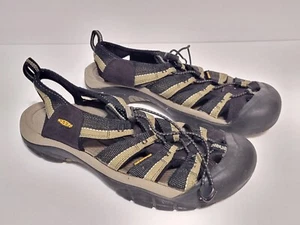 Keen Newport H2 Herren Gr. US 10,5 eng anliegend wasserdicht Sandalen schwarz grün 1001906 - Bild 1 von 7