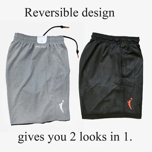 Nike 13 Standard Issue Men's 6 in Dri-FIT WNBA Reversible Shorts Blk/Gry Size S - Picture 1 of 9