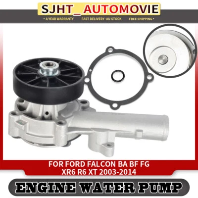 Water Pump With Pulley for Ford Fairlane BA Falcon BF FG Fairmont 11/2003-2014 - image 1 of 4
