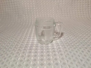 Vintage Klarglas Fass Miniatur Becher Schnapsglas - Bild 1 von 6