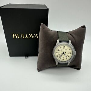 Bulova Hack Automatic Beige Dial Men's Watch 98A307 NEW