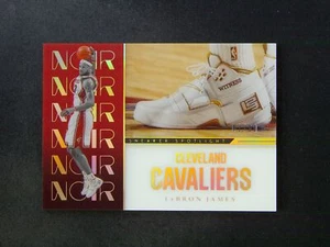 2022 Panini Noir LeBron James #3 Sneaker Spotlight 1/99 ≈ 1/1 - Picture 1 of 3