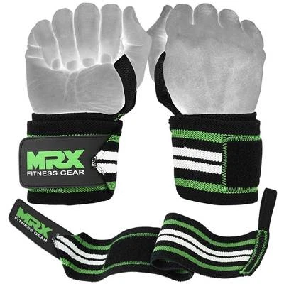 Weightlifting Wrist Wraps Gym Training Lifting Workout Support Straps MRX Pair - Image 1 of 4