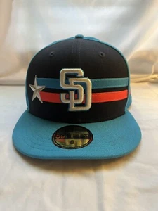 New Era 59Fifty San Diego Padres MLB 2024 Juego de Estrellas Sombrero Ajustado Talla 8 NUEVO - Imagen 1 de 6