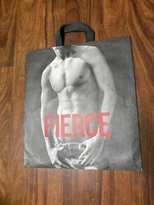 Vintage Abercrombie Fitch Muscle Guy HEFTIGE Einkaufstasche 14” x 15” Bruce Weber! - Bild 1 von 3